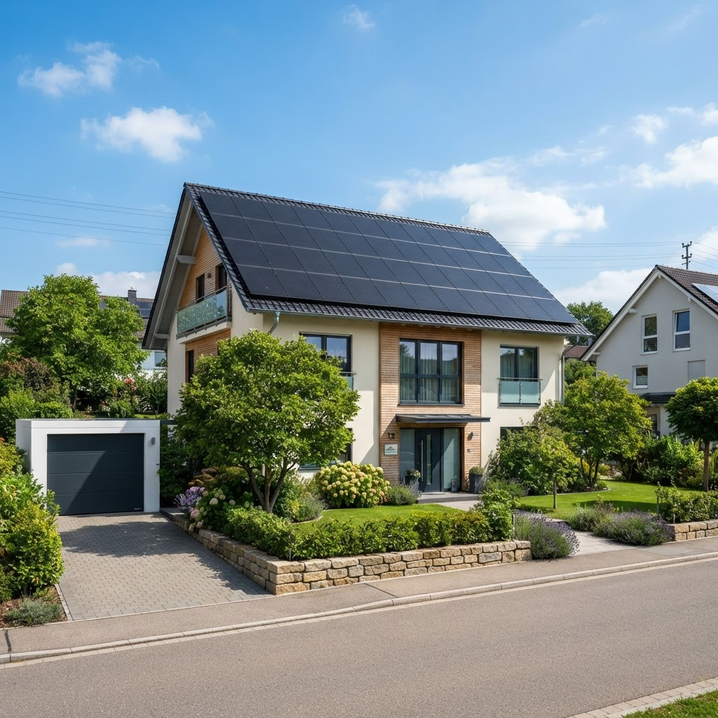 Solarprojekt Einfamilienhaus in Burgdorf