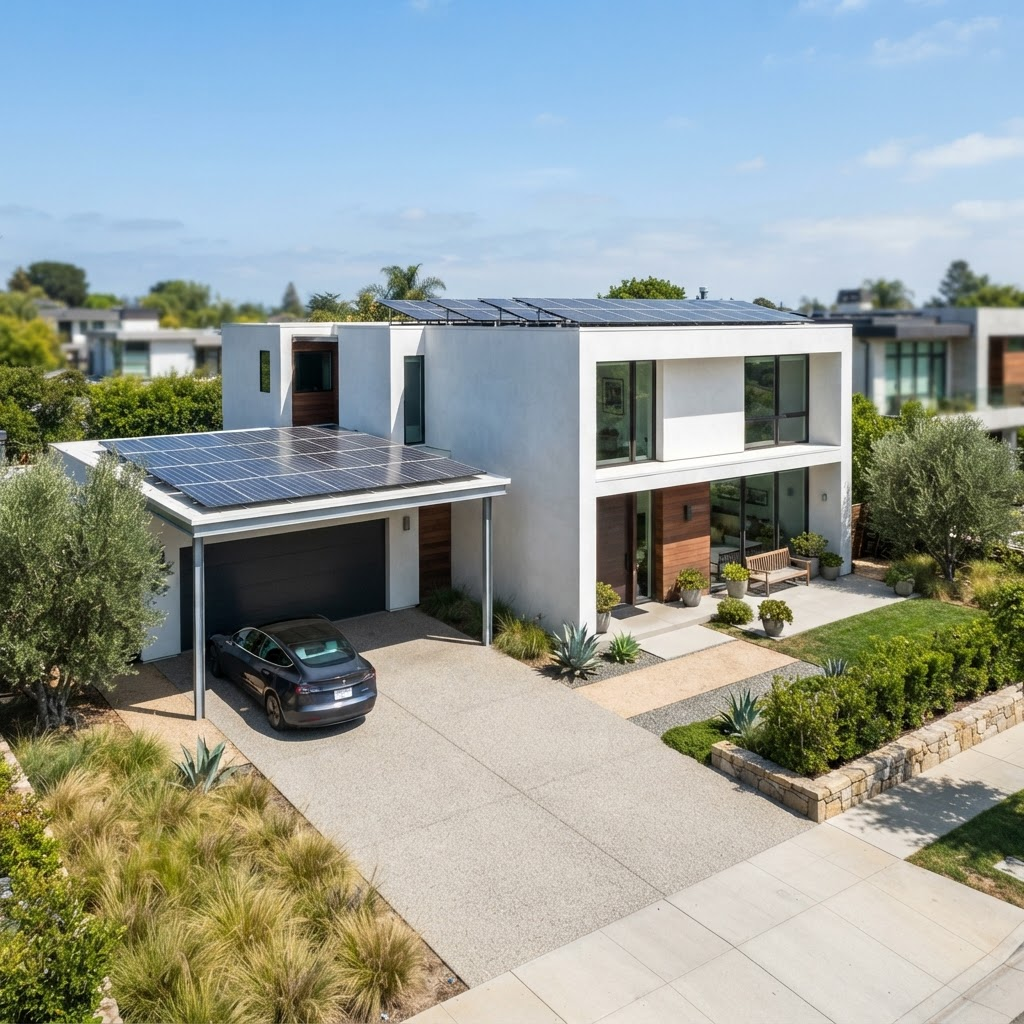 Solarprojekt Einfamilienhaus mit Garage in Uetze