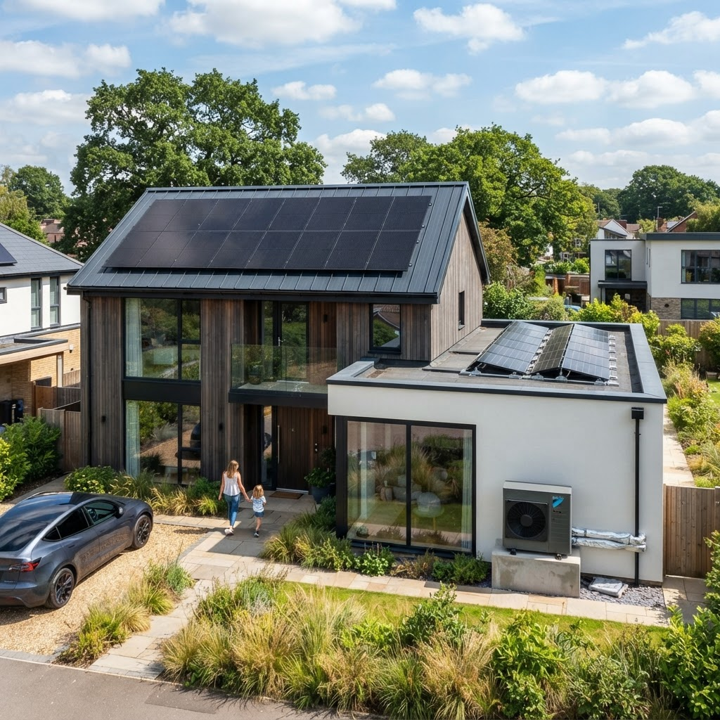 Solarprojekt Neubau Einfamilienhaus in Lehrte